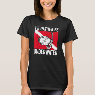 Camiseta Vintage Scuba Divisor For Men Women Diver Scuba Di