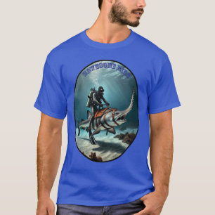 Camiseta Vintage SCUBA Merge Diver Fazendo um URM Sawfish