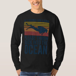 Camiseta Vintage Scuba Merge Para Homens Diver Scuba Di