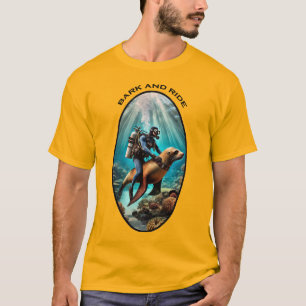 Camiseta Vintage SCUBA mergulhando driver pilotando um URM 