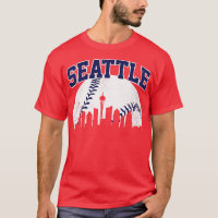 Vintage Seattle Skyline City Gameday Retro Vintage