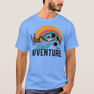 Camiseta Vintage Seek Adventure Retro Eplore Mountain