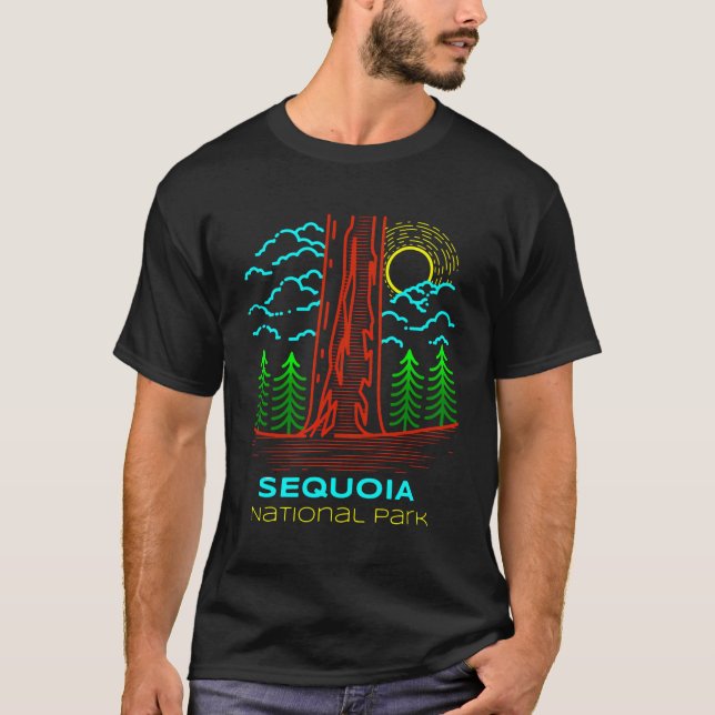 Camiseta Vintage Sequoia National Park Hike (Frente)