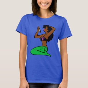Camiseta vintage sereia africana