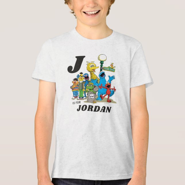 Camiseta Vintage Sesame Street Pals Personalizados (Frente)