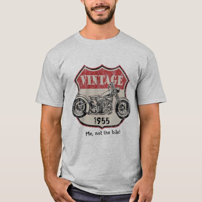 Camiseta Vintage (seu ano ou nome) (Frente)