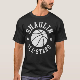 Camiseta Vintage Shaolin AllStars Retro Distresso 80s Bask