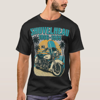 Camiseta Vintage Shovelhead Motorcycle Tee