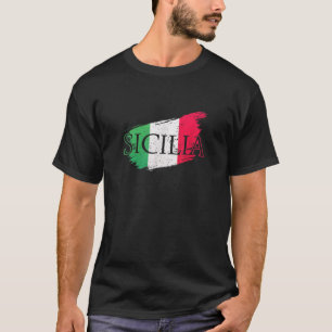 Camiseta Vintage Sicília Vacinação I Itália Itália Itália I