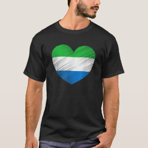 Camiseta Vintage Sierra Leone Sierra Leonean Flag Pride Sup