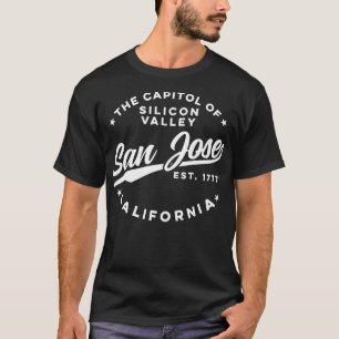 Camiseta Vintage Silicon Valley San Jose California Retro U