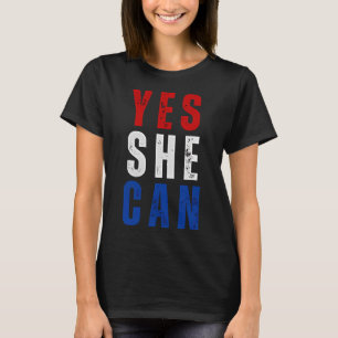 Camiseta Vintage Sim Ela Consegue Kamala Harris 2024 Eleiçõ