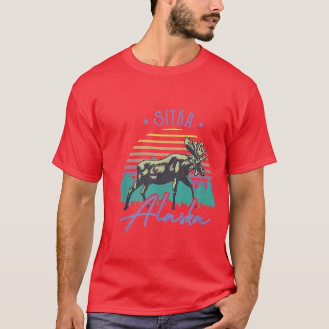 Camiseta Vintage Sitka Alaska (Frente)
