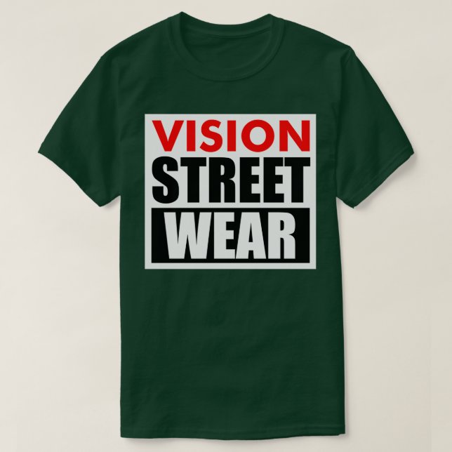 Camiseta Vintage Skate Vision Street Visto 80s (Frente do Design)