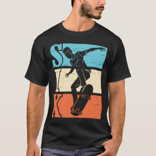 Camiseta Vintage Skateboard Em 6 Anos Feliz Meu Bi