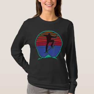 CAMISETA VINTAGE SKATEBOARD OLLIE RETRO 1