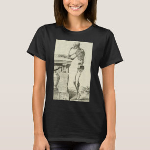 Camiseta Vintage Skeleton, Anatomia Humana de Denis Diderot