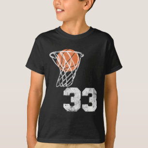 Camiseta Vintage Sketll Jersey Número 33 Player