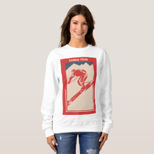 Camiseta Vintage Ski Novo México Mountain Resort Sandia Pea