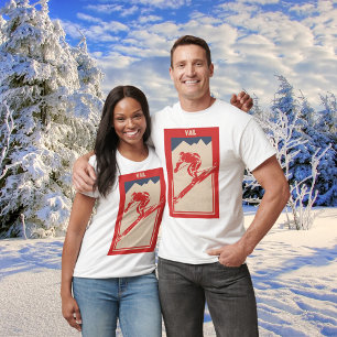 Camiseta Vintage Ski Poster Colorado Vail Skifit