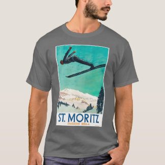 Camiseta Vintage Ski Santo Moritz