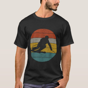 Camiseta Vintage Ski Winter Sports Racing Descida Skier Gi