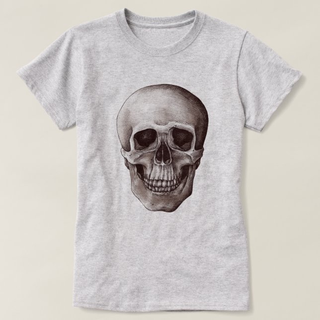 Camiseta Vintage Skull (Frente do Design)
