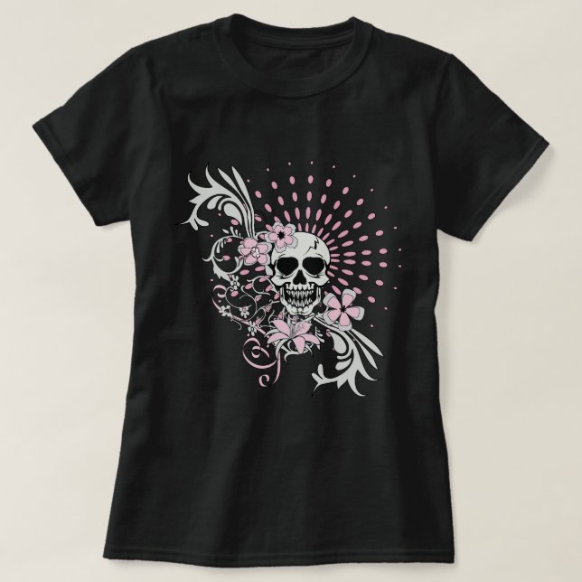 Camiseta Vintage Skull (Frente do Design)