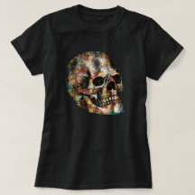 Vintage Skull, Legal e único Dia das Bruxas Gótica