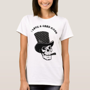 Camiseta Vintage Skull Skeleton Assustador Personalize