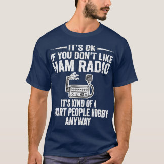 Camiseta Vintage Smart Pessoas Hobby Radio Operator Ama