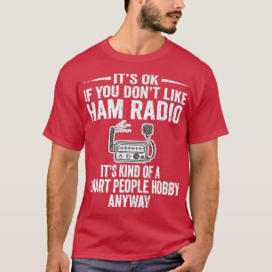 Camiseta Vintage Smart Pessoas Hobby Radio Operator Ama