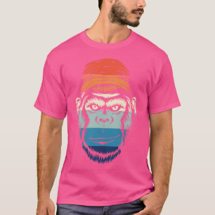 Camiseta Vintage Smiling Gorilla