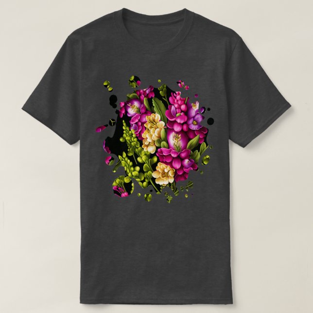 Camiseta Vintage Snapdragon Flower Plant Lover gar (Frente do Design)