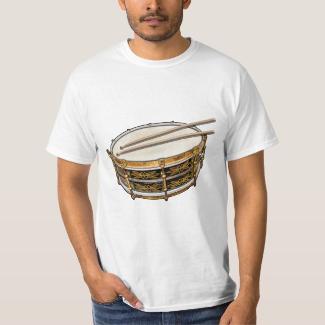 Camiseta Vintage Snare Drum (Frente)