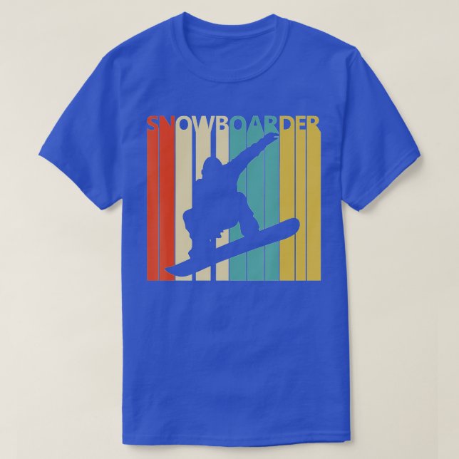 Camiseta Vintage Snowboard Sport (Frente do Design)