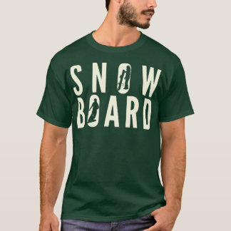 Camiseta Vintage Snowboarder Snowboard Snowboard