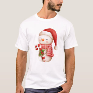 Camiseta Vintage Snowman, Família Engraçada de Natal