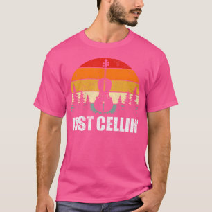 Camiseta Vintage So Cellin Orchestra Cellist Musical Cel