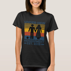 Camiseta Vintage Sob A Nova Gerência De Casamento No Est 20