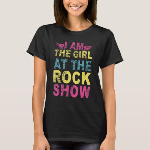 Camiseta Vintage Sou A Rapariga No Rock Show Rock Music