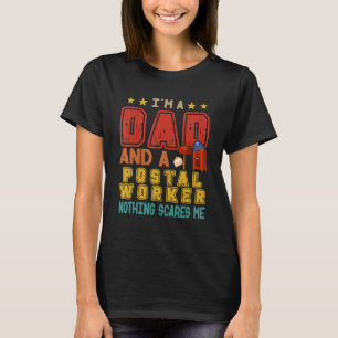 Camiseta Vintage, sou Pai e corretor de correios, sem cicat