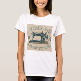 Camiseta Vintage Soul Modern Stitches Costura 