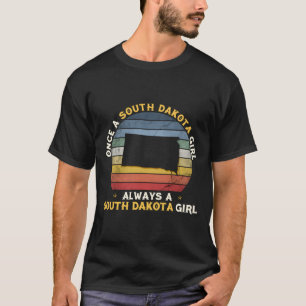 Camiseta Vintage South Dakota Girls Pride Crewneck