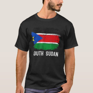Camiseta Vintage South Sudan Flag Gift