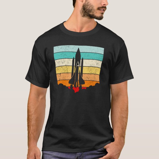 Camiseta Vintage Spaceship/Space/Spacecraft (Frente)
