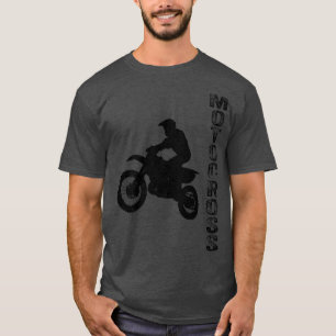 Camiseta Vintage Sport Motocross Lover Motocross Man Silho