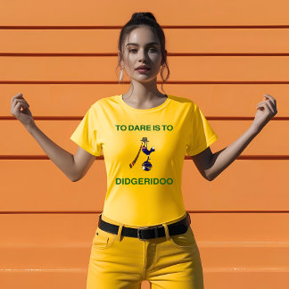 Camiseta Vintage "Sporting Emblem" com Didgeridoo Motif