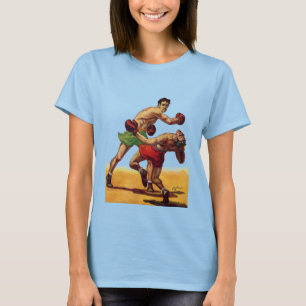Camiseta Vintage Sports Boxing, Boxers em uma Luta