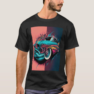 Camiseta Vintage Sports Car Retro Pop